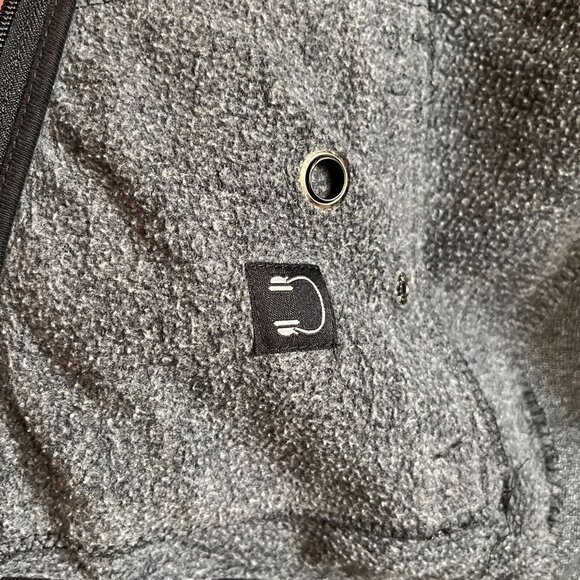 Champs Sports Gear CSG Sweater Hoodie Mens Medium Gray Pullover Zip Up Jacket - Picture 6 of 11